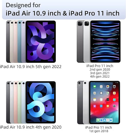 Peslv 2 Pack Magnetic Screen Protector for iPad Air 5th 4th & iPad Pro 11"(2018-2022) Feel Like Writing Drawing On Paper, Removable Matte Anti Glare