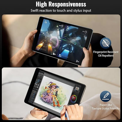 Matte Privacy Screen Protector for iPad 9th Generation 10.2 Inch 2022, Anti Spy Private Filter for iPad 8th/7th Gen 10.2", High Sensitive Bubble-Free Easy Install Black Security Screen, 1 Pack