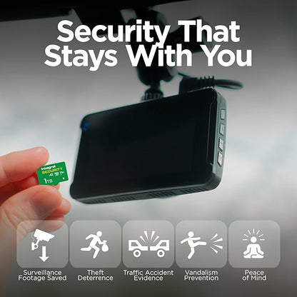 Integral 128GB High Endurance microSD Card, UHS-I V30 U3 A2, 4K for CCTV, Dash Cams, Home Security, Baby Monitors & Body cams, Up to 24 Hours Overwrite and 24,000 Hours Continuous Recording