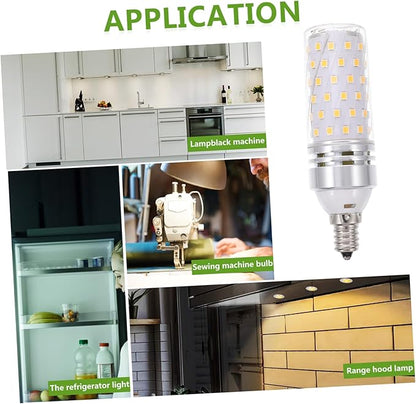 balacoo E12 Smart LED Light Bulbs 2-Pack Non-Dimmable Daylight Brightness Energy Efficient Replacement Bulbs for Home Bedroom Kitchen and Living Room