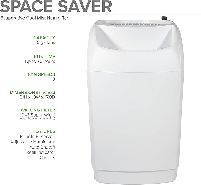 AIRCARE Space-Saver Evaporative Whole House Humidifier (2,300 sq ft)