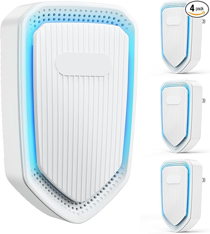 Plug In Negative Ion Air Purifiers Air Ionizers Quiet Air Freshener for Home Bedroom Office Basement - Portable Mini Air Cleaner Odor, Smoke, Dust, Pet Smell