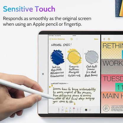 Peslv Magnetic Privacy Screen Protector for iPad 9th 8th 7th Generation 10.2 Inch & iPad Air 3th & iPad Pro 10.5 In, Removable Anti Blue Light Glare Spy Private Filter, High Sensitive BubbleFree