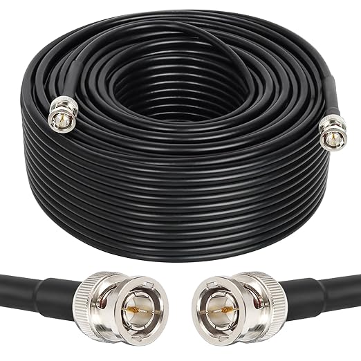 XRDS -RF 12G SDI Cables 150FT, SDI Video Cable 3G/6G/12G 75ohm BNC Male Cable Supports HD-SDI/3G/6G-SDI/4K/8K for Video Security Camera SDI Converter