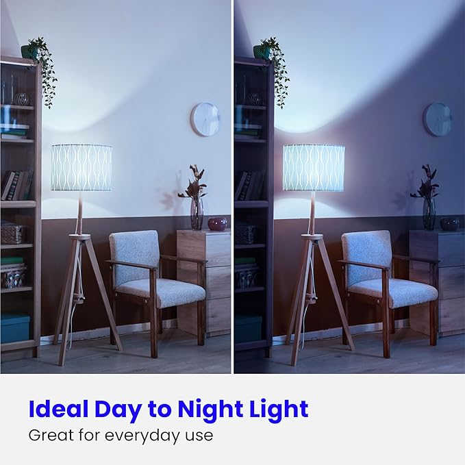 Feit Electric A19 LED Light Bulbs, 60W Equivalent, Non-Dimmable, 800 Lumens, E26 Standard Base, 5000K Daylight, 10 Watts, 80 CRI, 10 Year Lifetime, A800/850/10KLED/10/4, 40 Pack