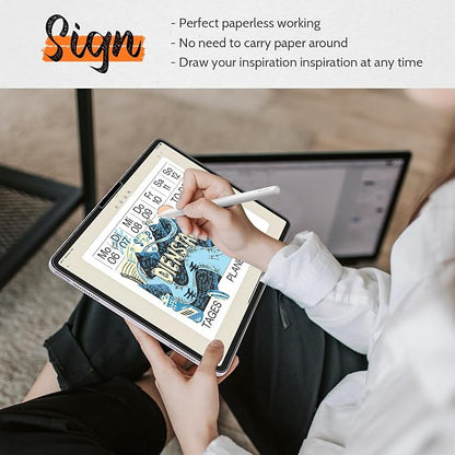 Mamol [2 Pack] Paper Screen Protector for iPad 11th generation (A16, 2025)/ 10th generation (2022), Write and Draw Like on Real Paper/Matte/High Sensitive/Anti Glare