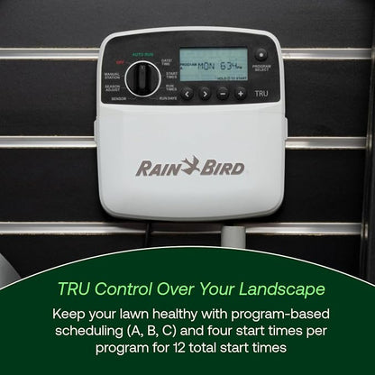 Rain Bird TRU6I Program-Based Indoor Irrigation Controller/Timer, WiFi Ready, 6-Zone/Station