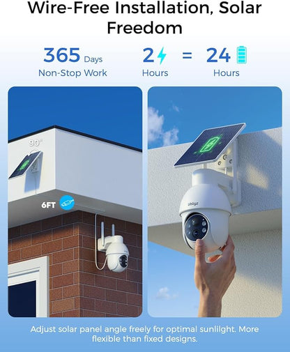 4MP Cameras for Home Security, 64GB Local Storage, No Subscription