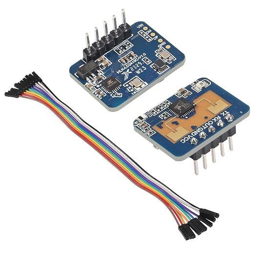 2pcs LD2410C Human Presence Radar Sensor Module LD2410 Millimeter Wave Radar Sensor HLK-LD2410 Sensor Module Non Contact 24GHz ISM Band Serial Port IO Level Output with Dupont Wire