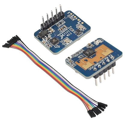 2pcs LD2410C Human Presence Radar Sensor Module LD2410 Millimeter Wave Radar Sensor HLK-LD2410 Sensor Module Non Contact 24GHz ISM Band Serial Port IO Level Output with Dupont Wire