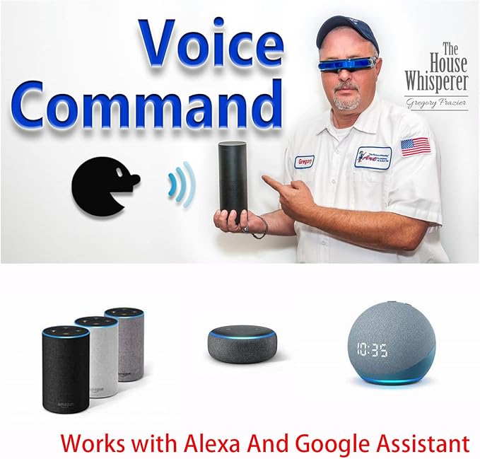 Universal Smart WiFi Ceiling Fan Remote Control Kit, Compatible with Alexa, Google Assistant and Smart Life App, No Hub Required DIMMER