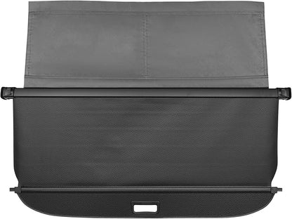 Powerty Retractable Cargo Cover for 2019-2025 Toyota RAV4-Carbon Fiber Texture Trunk Cover Privacy Screen Rear Security Shade for RAV4 Accessories with Storage Net