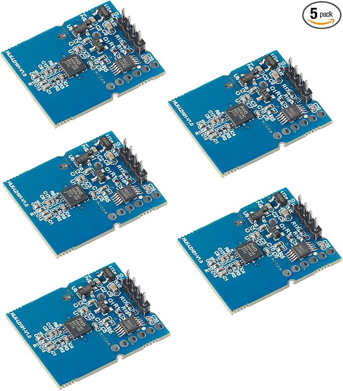 5Pcs HLK-LD101 10G Radar Module Intelligent Microwave Induction Switch Doppler Human Movement Detection Sensor