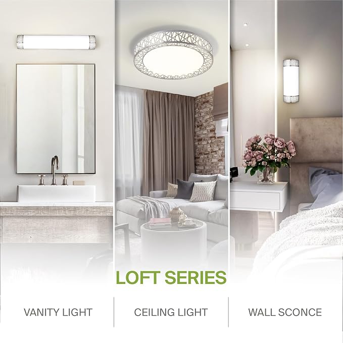 ASD 12 Inch LED Flush Mount Ceiling Light - Brushed Nickel Modern Ceiling Light Fixture 20W 1113LM, 2700-5000K Adjustable Small Ceiling Lights for Kitchen, Bedroom, Hallway, Closet, ETL