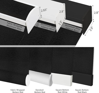 Aprilsmart Motorized Blinds with Remote,Compatible with Apple HomeKit Alexa Google Home- Voice and app Control,Motorized Roller Shades 100% Blackout Custom Size(Treebark obsidian-28)