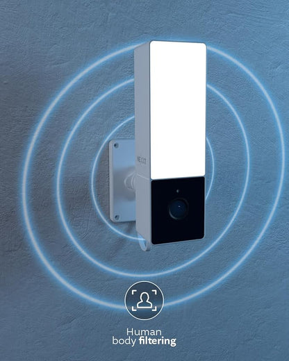 NEXXT Smart Wi-Fi Mini 1000 Lumen Floodlight Camera - 2K HD Video, Motion Detection, Instant Alerts, 90dB Alarm, 24/7 Recording, IP65 Weatherproof for Outdoor Security