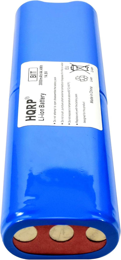 HQRP Battery Compatible with Bissell 1607381 SmartClean Robot Series 16051 1605 16052 16058 16059 1605A 1605R 1605W 1605C, 2142, 1974 19745 DIGIPRO Robotic Vacuum 14.8V 3000mAh