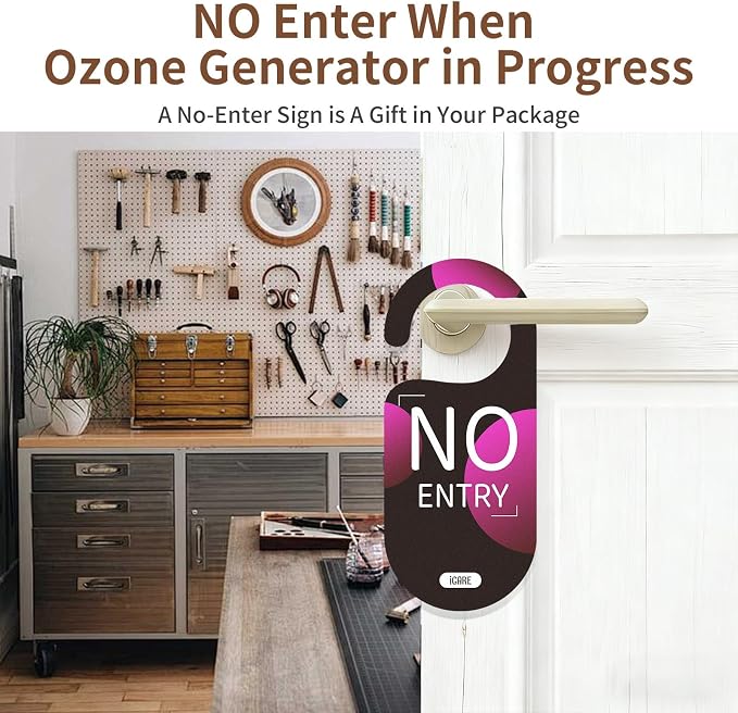 Ozone Generator 60000mg/h, High Capacity Digital Ozone Machine Odor Removal