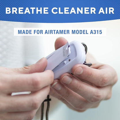 AirTamer Advanced Personal Air Purifier Replacement Negative Ion Emitter Covers - Made for AirTamer Model A315W (White, 2-pack)