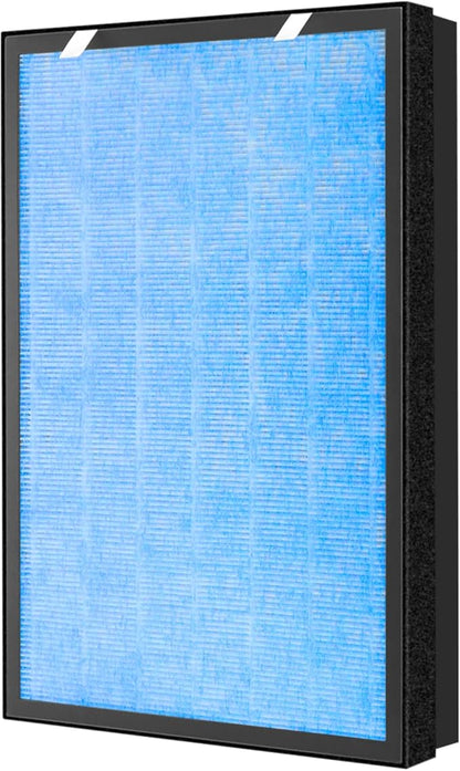 HSP002 True HEPA Filter Replacements for Hathaspace Air Purifier Filters HSP002,3 in 1 H13 True HEPA Filter with Activated Carbon Pre-Filter