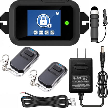 UHPPOTE Wireless RF Remote Control 2.4GHz WiFi w/ 2-inch Touch Screen for Door Entry Access Control Lock