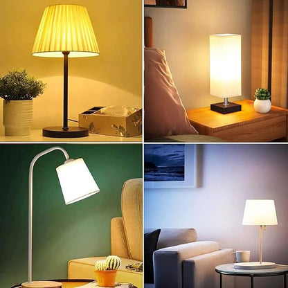 Color Changing Light Bulb - Lampshade Buld Head with Multicolors RGB, E27 Screw Base Bulb | 5W Color Changing Light Bulbs E27 Base Smart Light Bulbs Remote Controled for Lamps Decoration Household