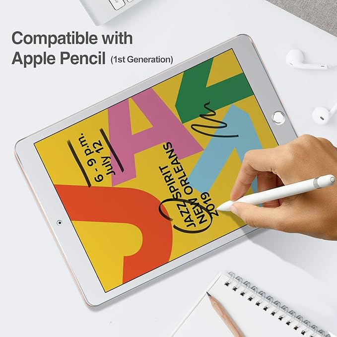 ProCase Privacy Screen Protector for 10.2 iPad 9th 8th 7th 2021 2020 2019, Anti-Spy Anti-Scratch Tempered Glass Film Guard -1 Pack
