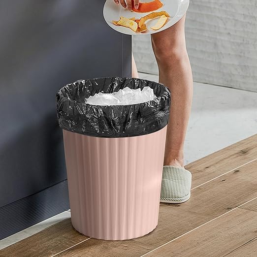 Trash Can - Small Waste basketbin - 2 Gallon- for Office,Home,Bathroom,Kitchen - Pink