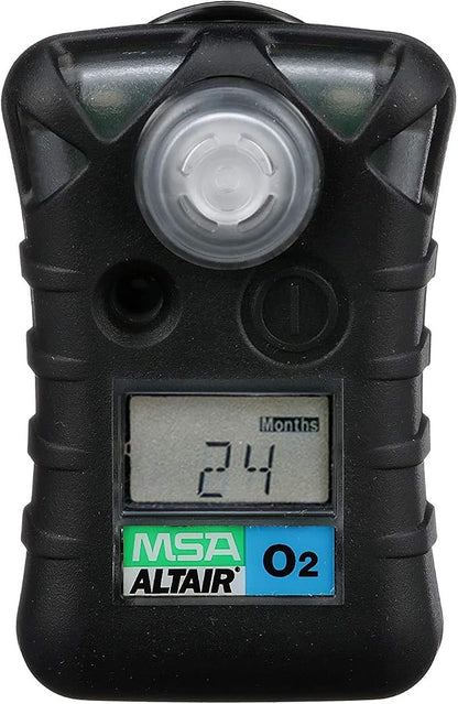 MSA 10092523 ALTAIR Single-Gas Detector - (O2) Oxygen (Low: 19.52%, High 23.0%), Color: Black, Portable Gas Monitor, Durable, Handheld, UL Standard-Approved