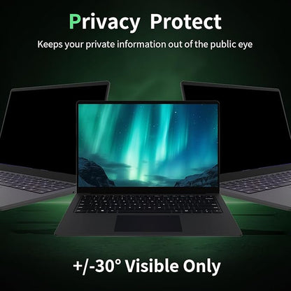 Laptop Privacy Screen 16 Inch, Laptop Screen Privacy Shield 16:10 Aspect Ratio Anti-Glare Blue Light Computer Monitor Protector,Removable 16in Filter for Lenovo HP Dell Acer Asus Thinkpad Envy Xps