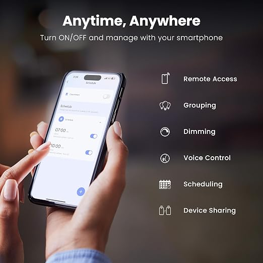 Feit Electric Smart Indoor WiFi Temperature and Humidity Sensor for Precision Environment Control, Wireless, Digital Remote App Control, Get Notification Alerts and No Hub Required - Temp/WiFi
