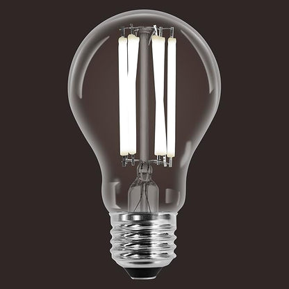 Sylvania A19 Clear LED White Filament Bulb, 11.5W, Dimmable, 1500 LMS, Medium Base, 5000K, Daylight - 2 Pack (42173)