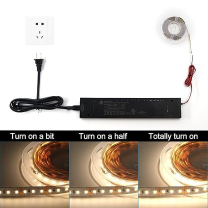 VST 90W LED Power Supply, 100V-240V AC to 12V DC Low Voltage Transformer with 12V JST Ports, Durable Cabinet Light Power Adapter, ETL Listed, Black