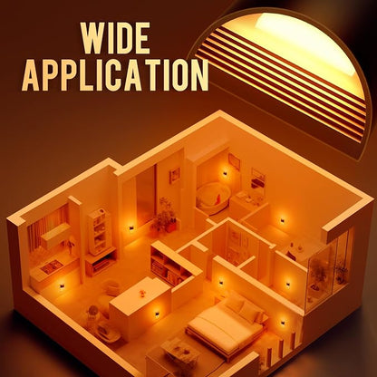 DORESshop Night Light, Night Lights Plug into Wall, Adjustable, Amber | 3 Level Brightness Adjustable Night Light, Dusk to Dawn Sensor, Nightlights for Adults, Bedroom, Bathroom, Hallway, 4 packs