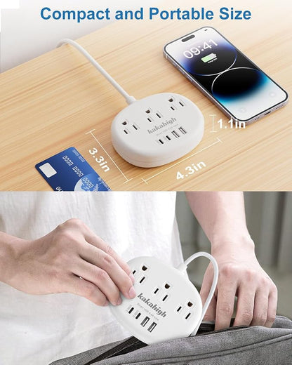 UK Adapters for Travel(13A), 3FT UK Power Strip