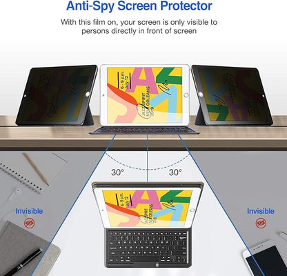 ProCase Privacy Screen Protector for 10.2 iPad 9th 8th 7th 2021 2020 2019, Anti-Spy Anti-Scratch Tempered Glass Film Guard -1 Pack