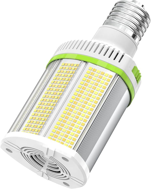 LED Corn Light Bulb 80W 64W 48W Adjustable, E39 Base LED Light Bulb 5700K 5000K 4500K, DLC ETL Listed 12,000LM Commercial High Bay Fixture for Warehouse Shoebox Park lot Area Lighting, AC 100V-277