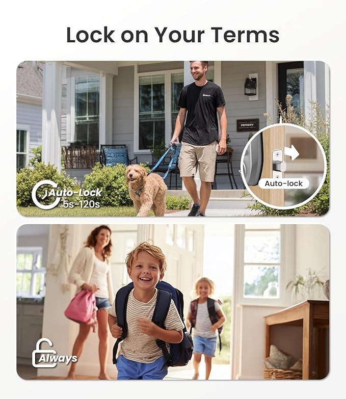 DESLOC C100 Keyless Entry Door Lock with Visual Display, 100 Customizable User Codes and 4 One-Pass code, door locks for front door with 2 Keys,12 Months Battery, IP54, BHMA Grade 3, Auto Lock, Silver