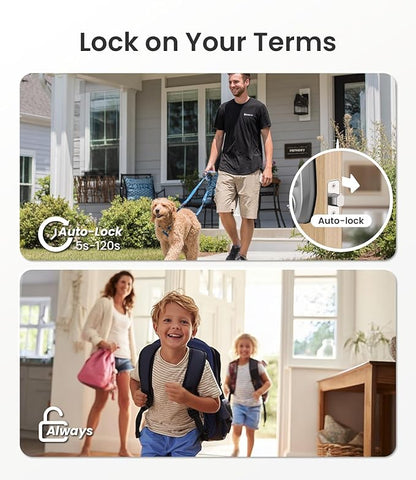 DESLOC C100 Keyless Entry Door Lock with Visual Display, 100 Customizable User Codes and 4 One-Pass code, door locks for front door with 2 Keys,12 Months Battery, IP54, BHMA Grade 3, Auto Lock, Silver