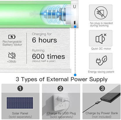 Tokblind Motorized Blackout Roller Shade Fabric Covered Valance and Bottom Rod, Remote Control Electric Window Blind Compatible with Alexa Google via Hub, Custom Size (Texture White - Wrapped Fabric)