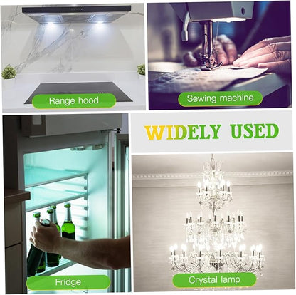 STOBOK E12 Base Smart Led Light Bulbs Replacement for Home Lighting Saving Flicker Free Inch Ideal for Bedroom and Living Room 2-Pack