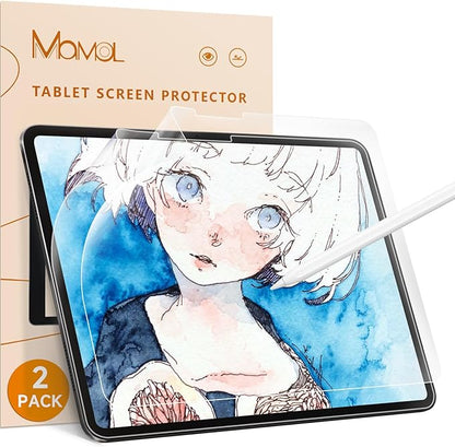 Mamol [2 Pack] Paper Screen Protector for iPad 11th generation (A16, 2025)/ 10th generation (2022), Write and Draw Like on Real Paper/Matte/High Sensitive/Anti Glare