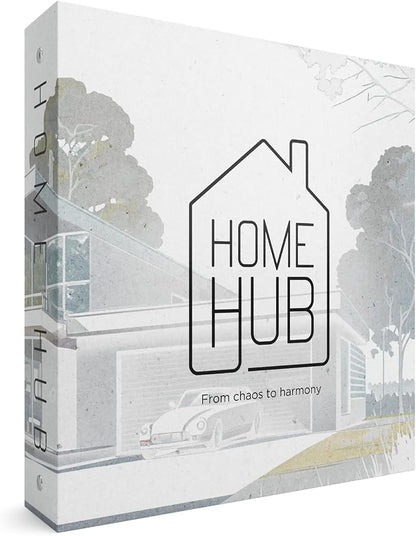 Home Organizer Binder 8.5x11, Household Planner, Organize Your Property & Possessions, Ideally Suited as a Important Document Binder or Household Record Keeping Book, Home Ownership Gifts