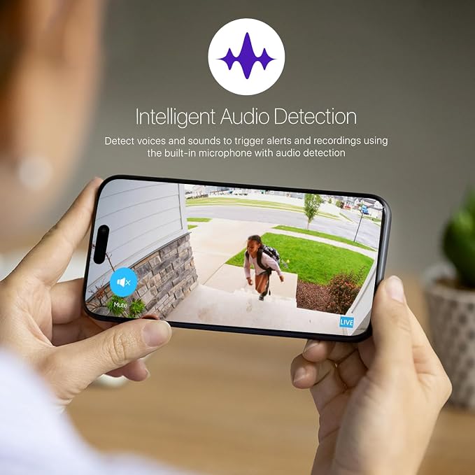 Helix 5MP Security AI IP PoE Camera, 98ft Night Color, Human Detection, NDAA Compliant, Indoor Outdoor Surveillance Turret, Built in Mic, Support 256GB MicroSD, Deterrent, HLX-IP5M-T103EW-AI
