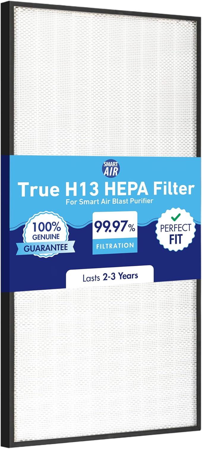 Smart Air (aka Smart Health) Blast MKII Genuine Replacement HEPA Filter for Air Purifier | High Efficiency 99.97 Percent HEPA Filter for Dust, Smoke & Pollen
