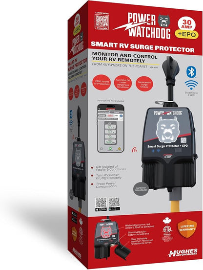 Power Watchdog PWD30EPOW Smart RV Surge Protector, 30A, WiFi & Bluetooth