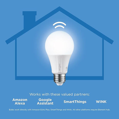 Sengled Zigbee Smart Light Bulbs, Smart Hub Required, Works with SmartThings and Echo with built-in Hub, Voice Control with Alexa and Google Home, Daylight 60W Equivalent A19 Alexa Light Bulb, 8 Pack