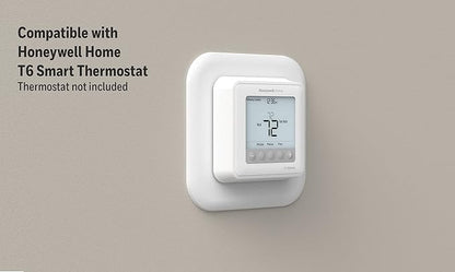 Honeywell Home Large Cover Plate & Electrical Box Adaptor for T-Series Thermostats (THP2400A1080), White