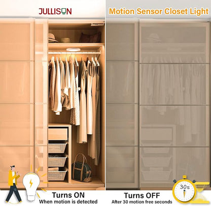 4 Inch Field Selectable 5CCT LED Motion Sensor Ceiling Light, 120V Wired Closet Light, 10 Watts, 600Lm, CRI80+, Non-dimmable, ETL Certified, Wet Location, Round/White, 4 Packs …