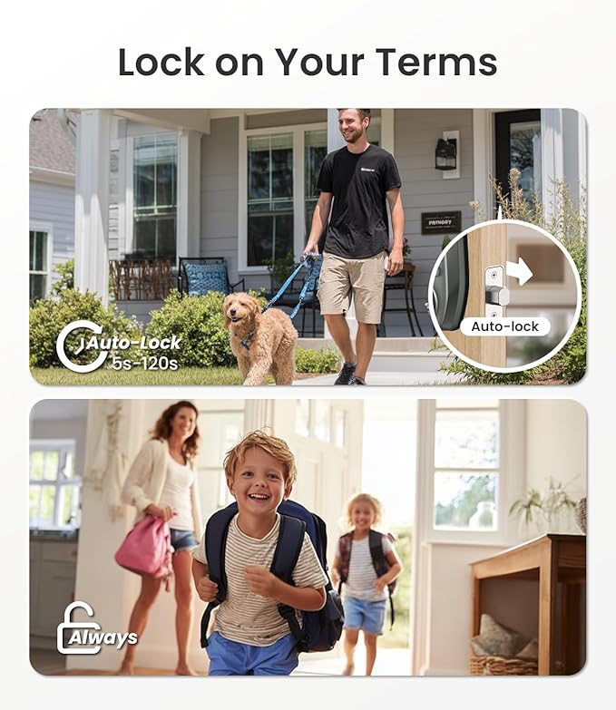 DESLOC C100 Keyless Entry Door Lock with Visual Display, 100 Customizable User Codes and 4 One-Pass code, door locks for front door with 2 Keys,12 Months Battery, IP54, BHMA Grade 3, Auto Lock, Nickel